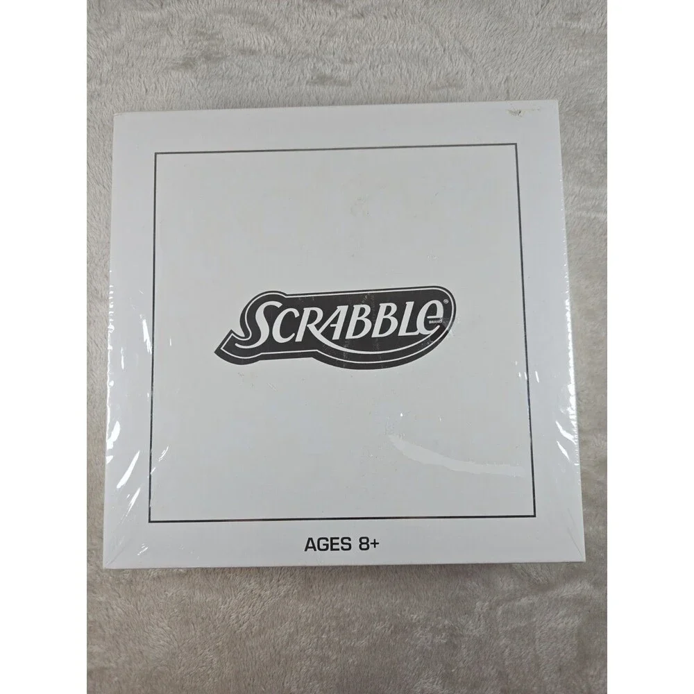 Scrabble - Pearl White Tiles Limited Edition by Hasbro Board Game - Brand New